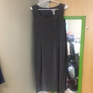 Grey sleeveless classy dress- work/ nice occasion